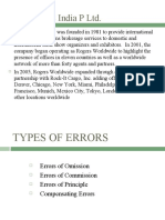 Rectification of Errors