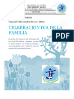 Formato Informe Día de La Familia