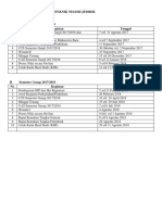 Kalender Akademik Politeknik Negeri Jember