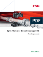 Split Plummer Block Housings SNS: Mounting Manual