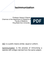 Rh Isoimmunisation