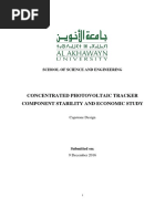 CPV Tracker Component Stability and Cost Analysis