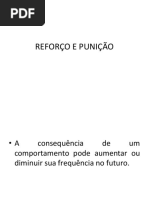 @Reforço e Punição
