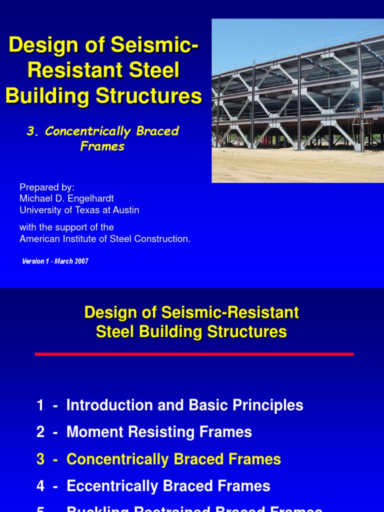 AISC Seismic DesignModule3Concentrically Braced Frames PDF