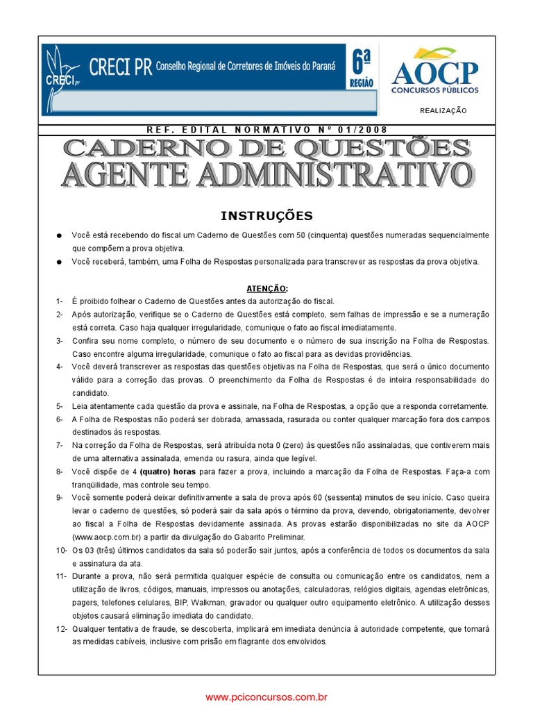 Prova UFRJ - UFRJ - 2010 - para Técnico em Contabilidade.pdf - Provas de  Concursos Públicos