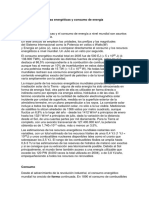 Reservas Energéticas y Consumo de Energía