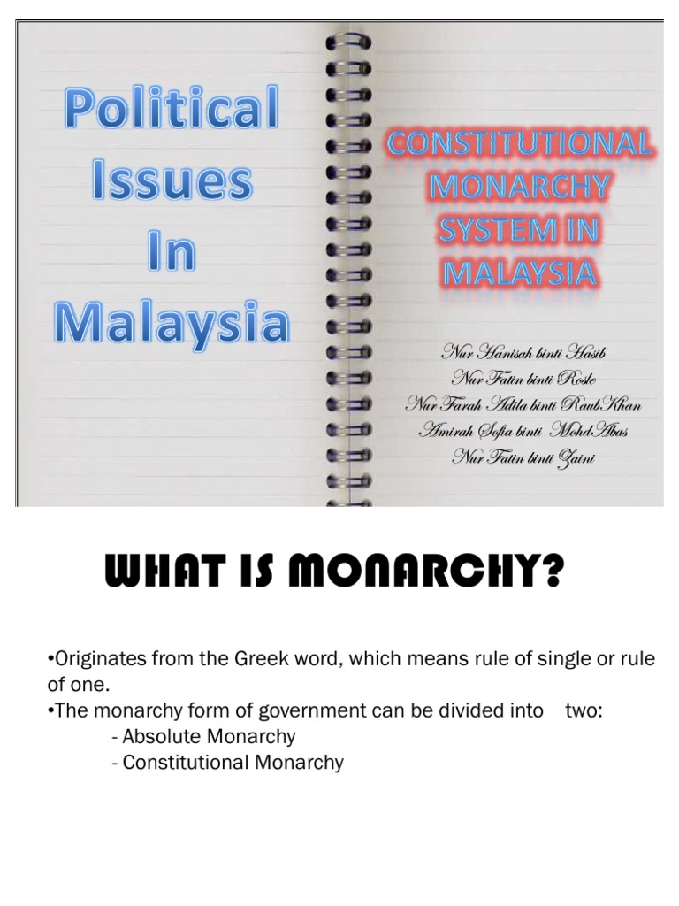 Constitutional Monarch Ppt Government Politics