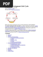 Systems Development Life Cycle