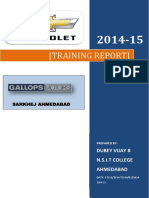 (Training Report) : Dubey Vijay B N.S.I.T College Ahmedabad