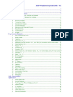 ABAP Programming Standards