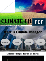 Climate Change: Evidence, Causes and Effects