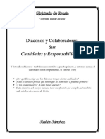 Cualidades y responsabilidades de diáconos y colaboradores