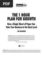 The 1 Hour Plan For Growth PDF