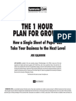 The 1 Hour Plan For Growth PDF