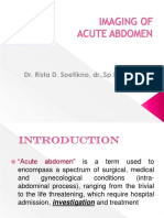 6 Imaging of Acute Abdomen