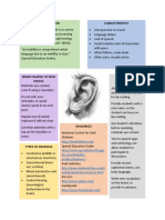 deafness presentation handout