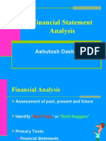 Financial Statement Analysis: Ashutosh Dash