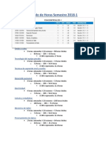 Cálculo de Horas Semestre 2018