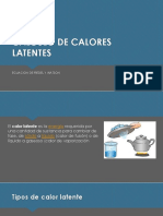 Calculo de Calores Latentes