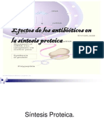 Antibioticos Sobre La Sintesis Proteica