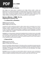 Danzas y Músicas Adicionales