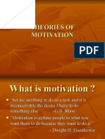 Theories of Motivation
