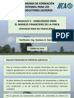 MANEJO FINANCIERO DE UNA FINCA