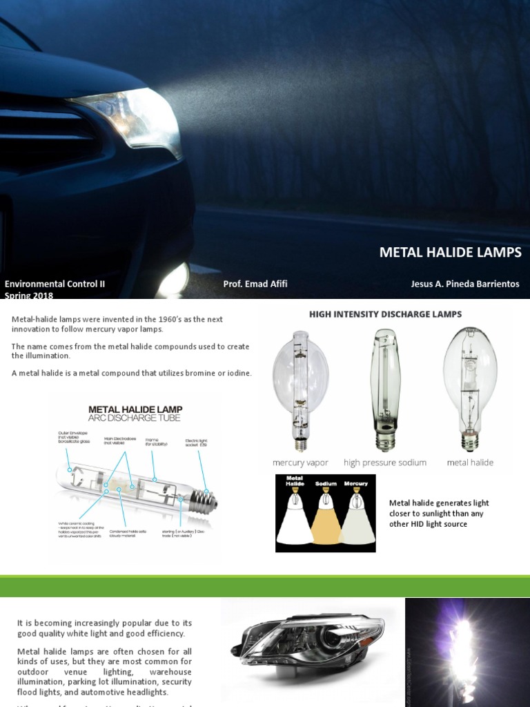 Advantages of Metal Halide Lamps | PDF | Fluorescent Lamp ...