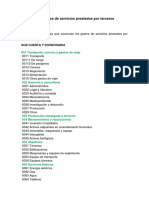 63 - Gastos de Servicios Prestados Por Terceros