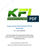 Harga Lantai Futsal Standar FIFA Di Samarinda