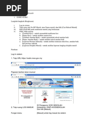 V2 Panduan Penggunaan Ssdm Versi 2 0 Pdf