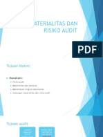 Materialitas Dan Risiko Audit