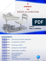 Ssedv Algorithm: A Seminar On