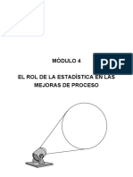Módulo El Rol de La Estadística en Las Mejoras de Proceso PDF