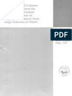 A Filtration and Column-Adsorption System For Onsite Concentration and Fractionation of Organic Substances From Large Volumes of Water