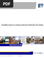 Feasibility Study for a Tramway Network in Khartoum (the Sudan)