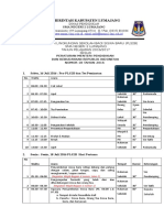 Jadwal Dan Susunan Panitia