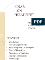 Seminar On Heat Pipe