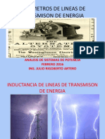 Parametros de Lineas de Transmison de Energia Clase #06 - 2016