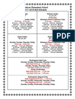 Eastshore Elementary School 2017-2018 Bell Schedule: ST ND RD ST ND RD