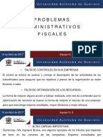 Problemas Administrativos Fiscales