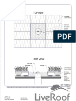 Drainage System for LiveRoof Modules Using RoofEdge and Stone Ballast