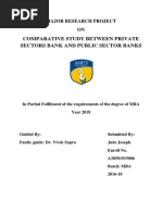 Comparative Study Between Private Sectors Bank and Public Sector Banks