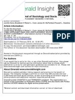 International Journal of Sociology and Social Policy: Article Information