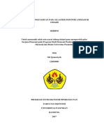 Limpahan Pengetahuan Pada Klaster Industri Animasi Di Cimahi