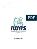 Invitation - IWAS Women's World Games 2018