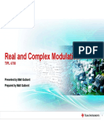 TIPL4708 - Real and Complex Modulation