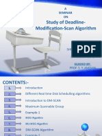 Study of Deadline-Modification-Scan Algorithm: A Seminar ON