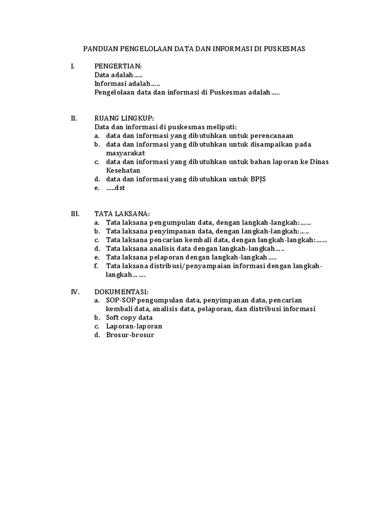 Contoh Laporan Analisis Data - Audit Kinerja