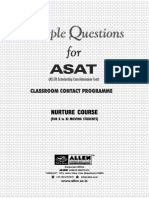 Sample Paper ASAT Nurture PDF